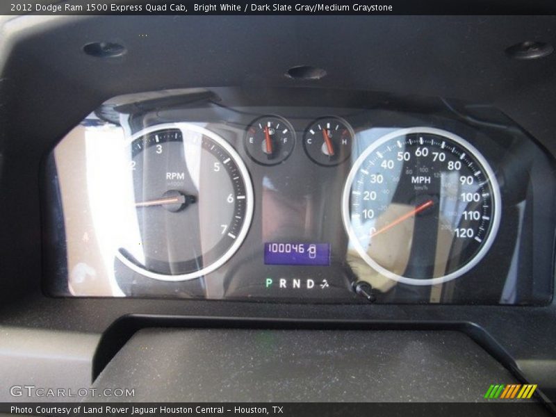 Bright White / Dark Slate Gray/Medium Graystone 2012 Dodge Ram 1500 Express Quad Cab