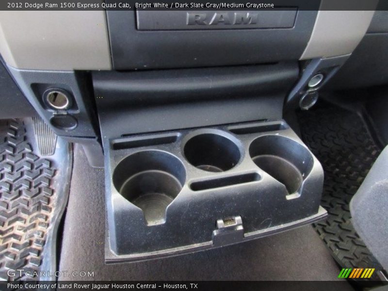 Bright White / Dark Slate Gray/Medium Graystone 2012 Dodge Ram 1500 Express Quad Cab