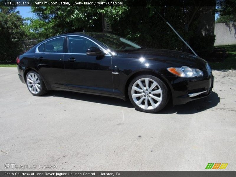 Ebony Black / Warm Charcoal 2011 Jaguar XF Premium Sport Sedan