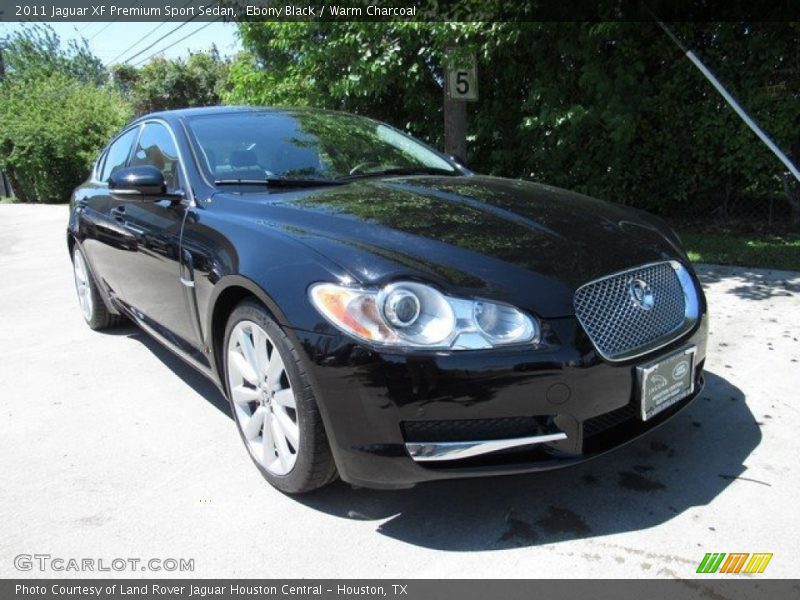 Ebony Black / Warm Charcoal 2011 Jaguar XF Premium Sport Sedan