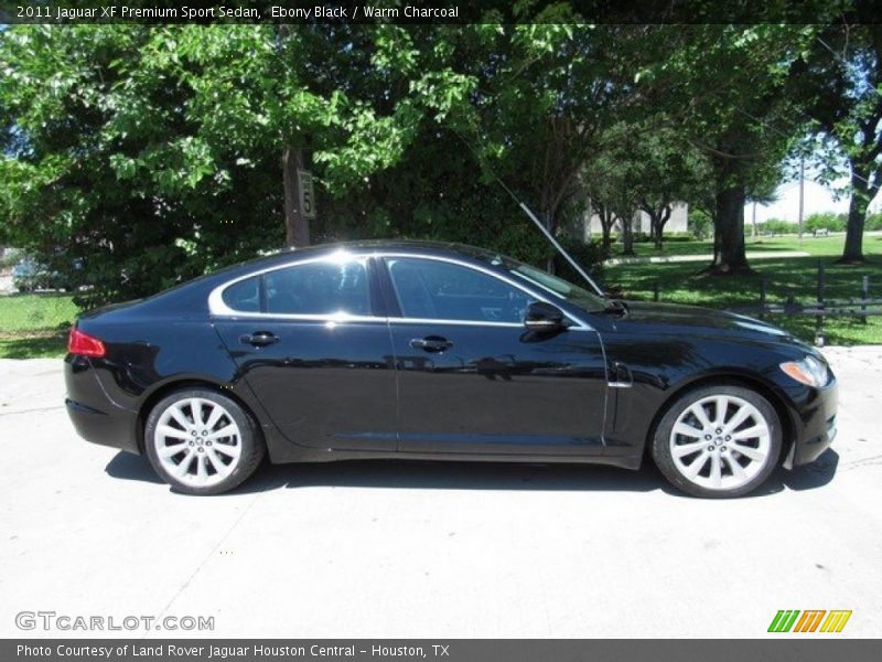 Ebony Black / Warm Charcoal 2011 Jaguar XF Premium Sport Sedan