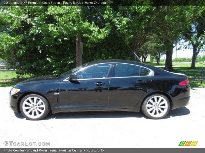 Ebony Black / Warm Charcoal 2011 Jaguar XF Premium Sport Sedan