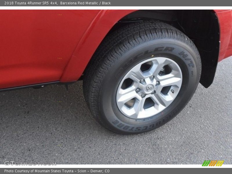 Barcelona Red Metallic / Black 2018 Toyota 4Runner SR5 4x4