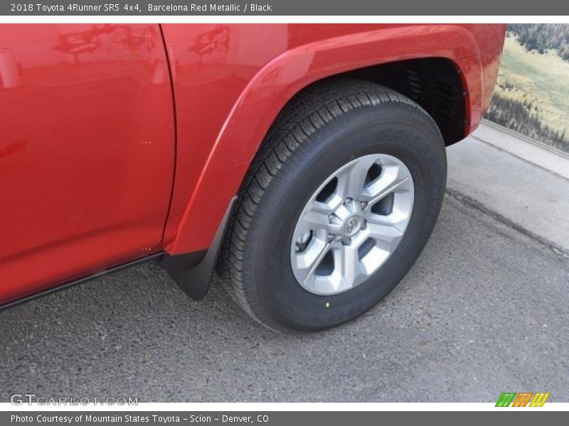 Barcelona Red Metallic / Black 2018 Toyota 4Runner SR5 4x4