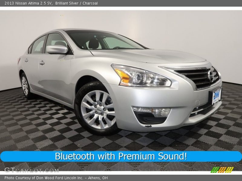 Brilliant Silver / Charcoal 2013 Nissan Altima 2.5 SV