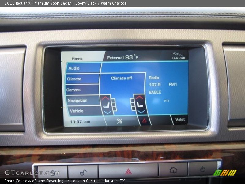 Ebony Black / Warm Charcoal 2011 Jaguar XF Premium Sport Sedan