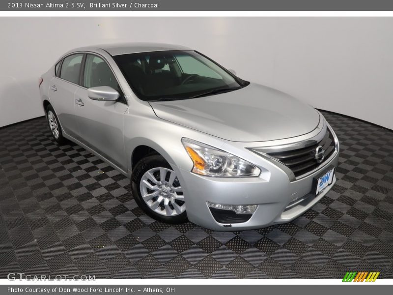 Brilliant Silver / Charcoal 2013 Nissan Altima 2.5 SV