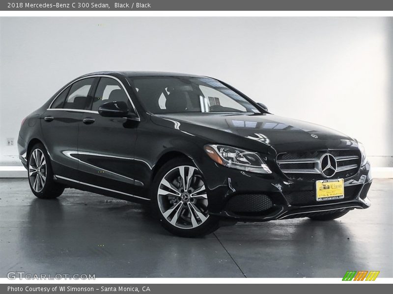 Black / Black 2018 Mercedes-Benz C 300 Sedan