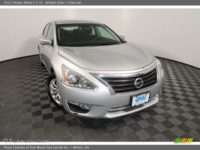 Brilliant Silver / Charcoal 2013 Nissan Altima 2.5 SV