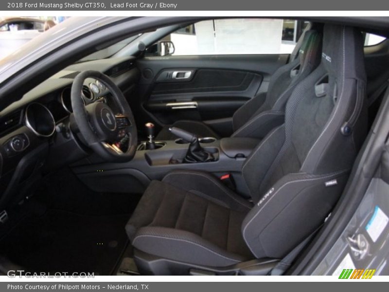Front Seat of 2018 Mustang Shelby GT350
