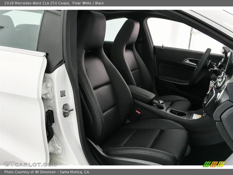 Polar White / Black 2018 Mercedes-Benz CLA 250 Coupe