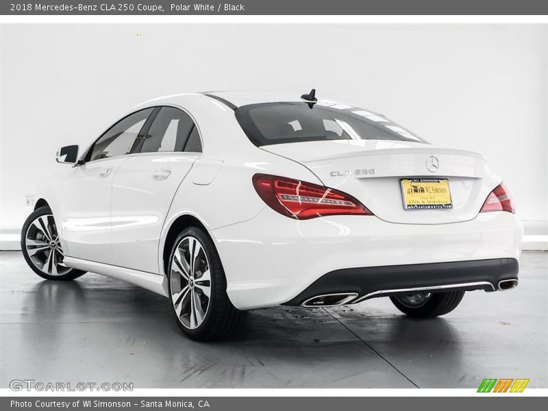 Polar White / Black 2018 Mercedes-Benz CLA 250 Coupe