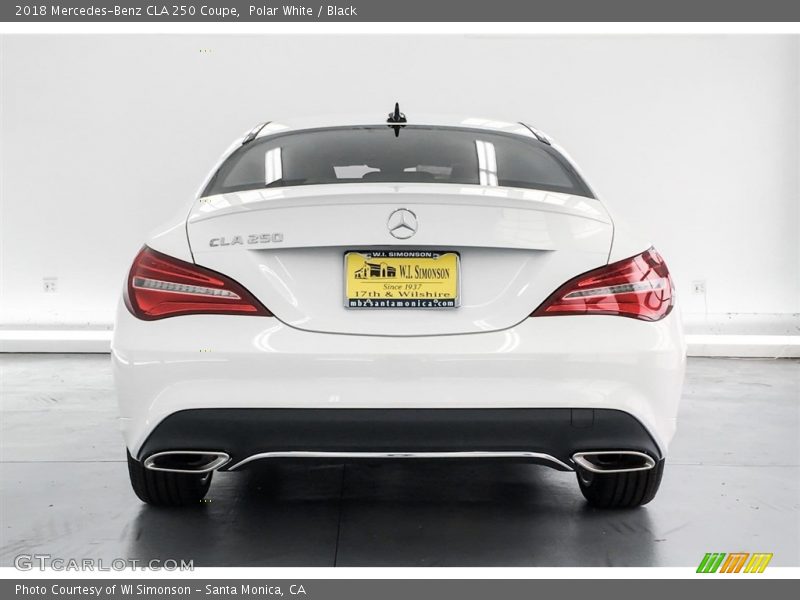 Polar White / Black 2018 Mercedes-Benz CLA 250 Coupe