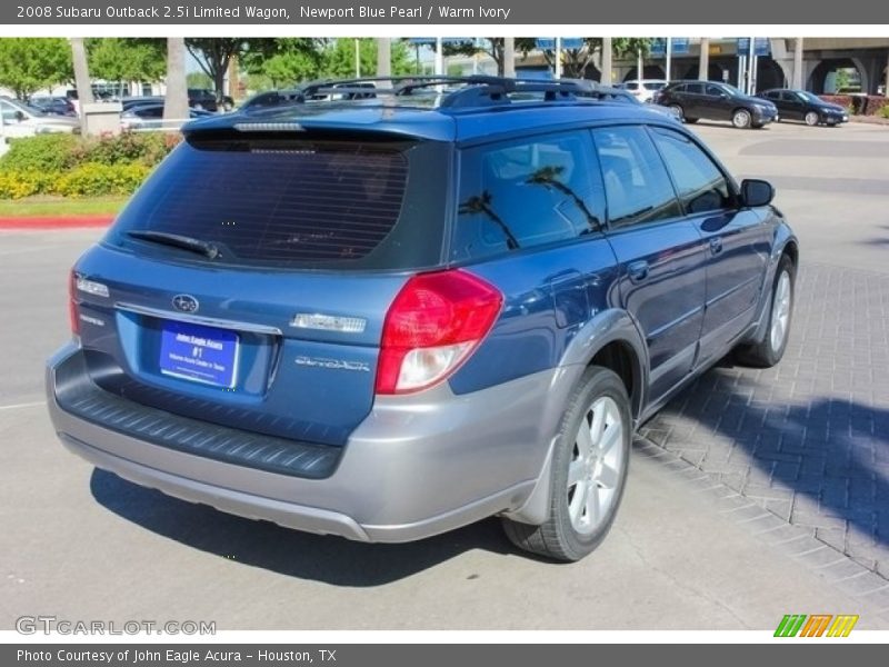 Newport Blue Pearl / Warm Ivory 2008 Subaru Outback 2.5i Limited Wagon