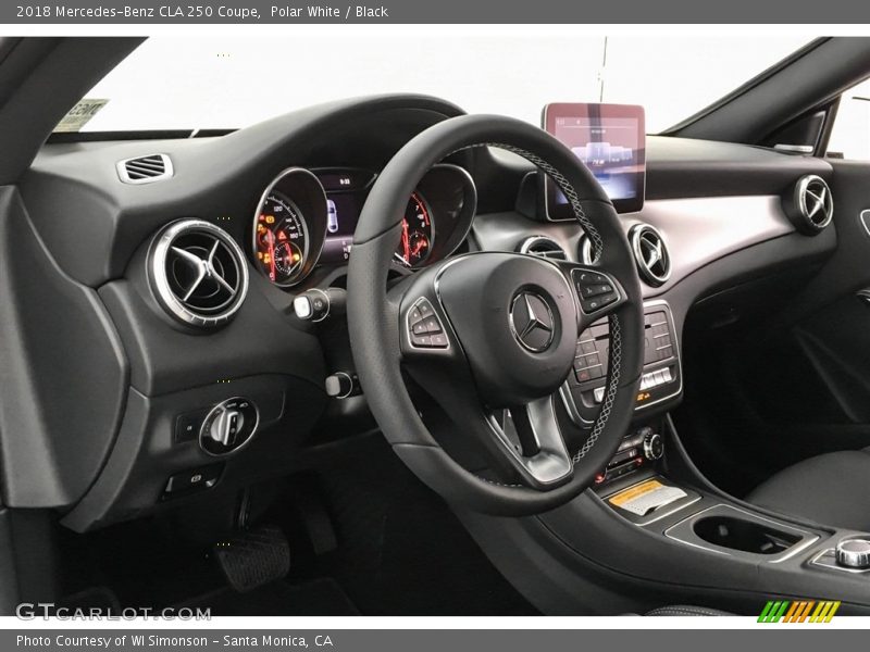 Polar White / Black 2018 Mercedes-Benz CLA 250 Coupe