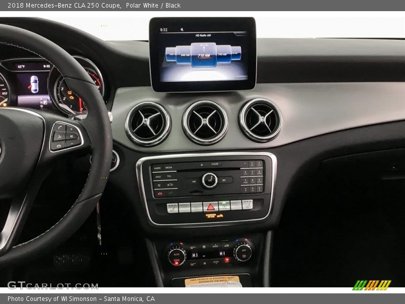 Polar White / Black 2018 Mercedes-Benz CLA 250 Coupe