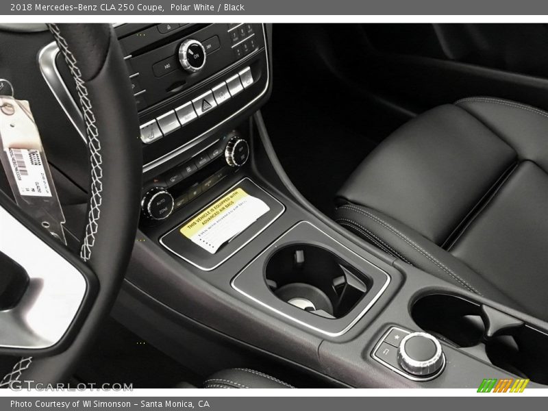 Polar White / Black 2018 Mercedes-Benz CLA 250 Coupe