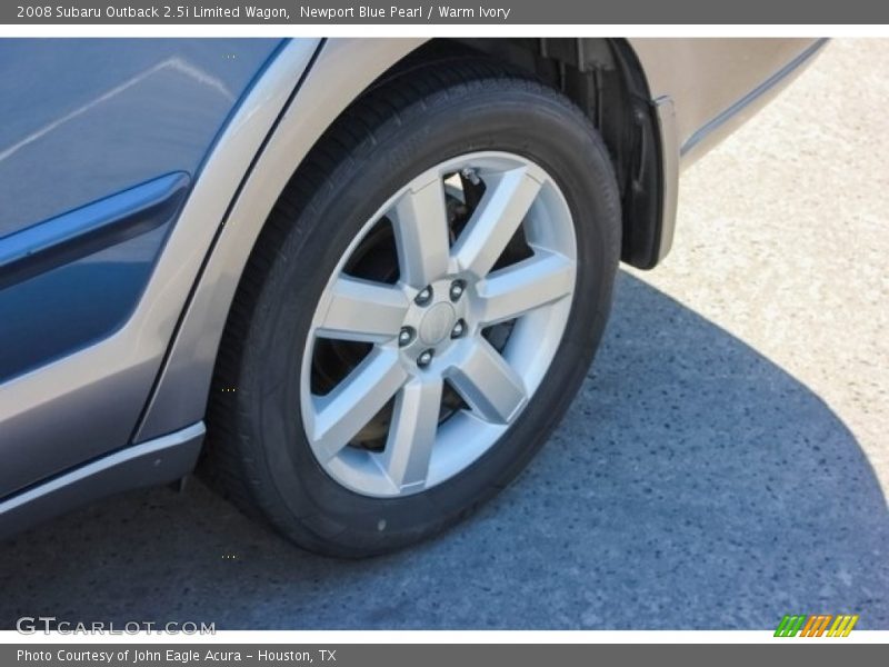 Newport Blue Pearl / Warm Ivory 2008 Subaru Outback 2.5i Limited Wagon