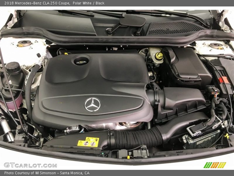 Polar White / Black 2018 Mercedes-Benz CLA 250 Coupe