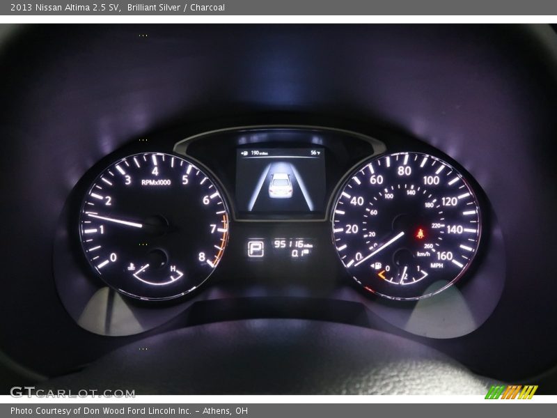 Brilliant Silver / Charcoal 2013 Nissan Altima 2.5 SV