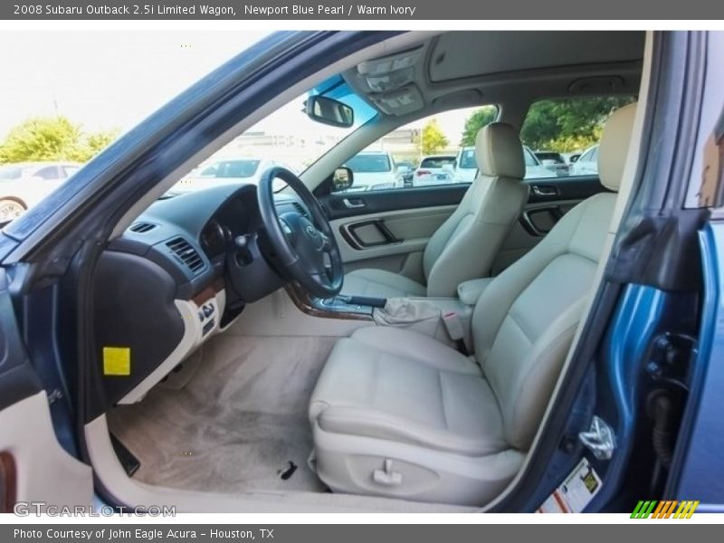 Newport Blue Pearl / Warm Ivory 2008 Subaru Outback 2.5i Limited Wagon