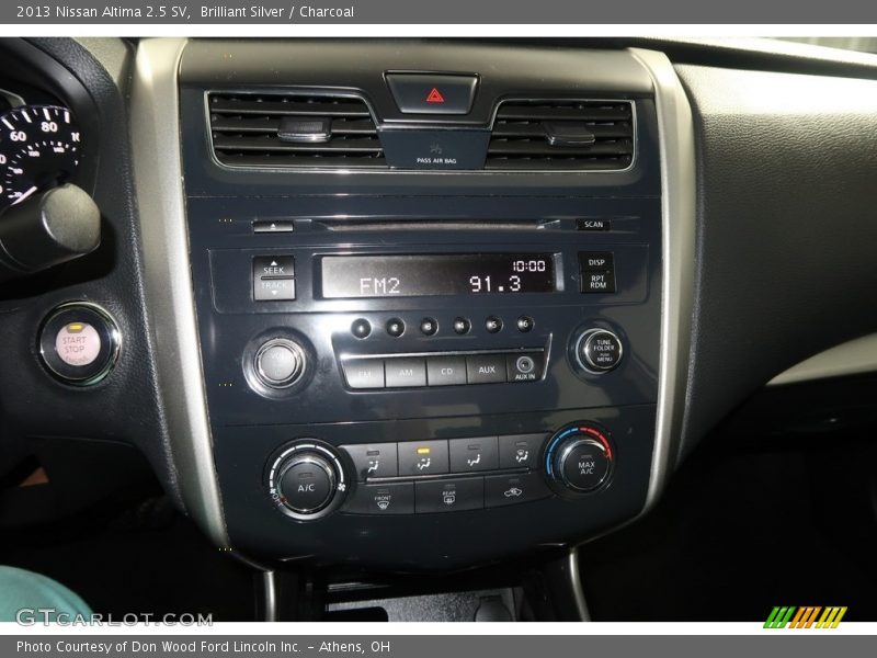 Brilliant Silver / Charcoal 2013 Nissan Altima 2.5 SV