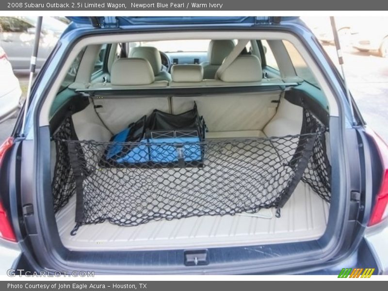 Newport Blue Pearl / Warm Ivory 2008 Subaru Outback 2.5i Limited Wagon