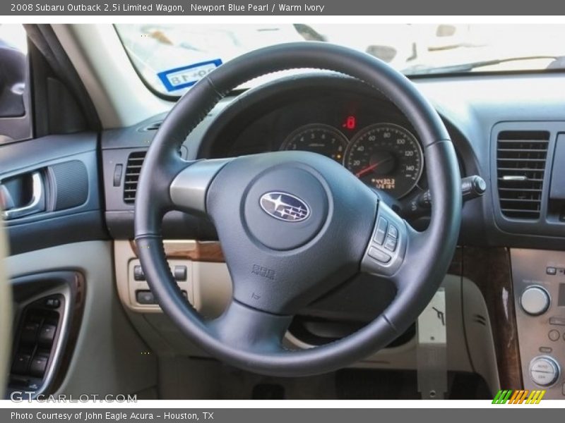 Newport Blue Pearl / Warm Ivory 2008 Subaru Outback 2.5i Limited Wagon