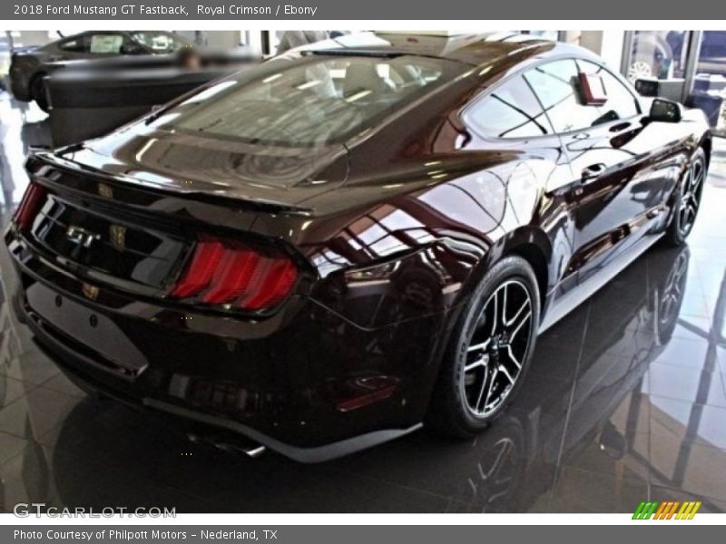 Royal Crimson / Ebony 2018 Ford Mustang GT Fastback