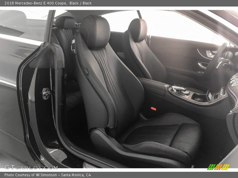 Black / Black 2018 Mercedes-Benz E 400 Coupe