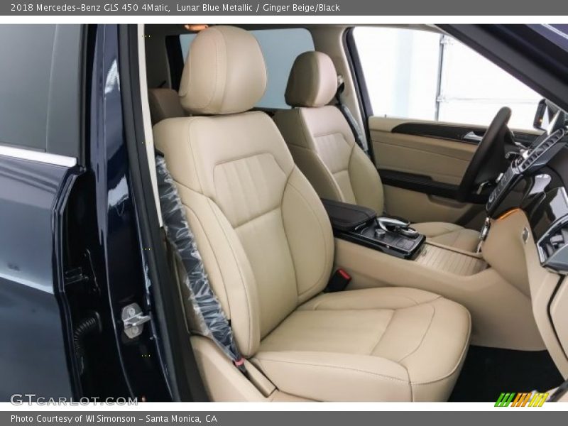 Lunar Blue Metallic / Ginger Beige/Black 2018 Mercedes-Benz GLS 450 4Matic