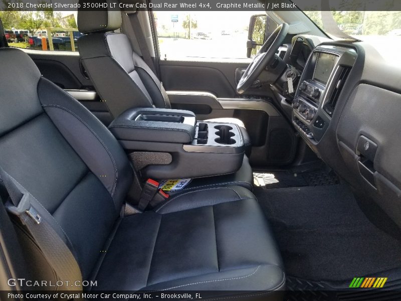 Graphite Metallic / Jet Black 2018 Chevrolet Silverado 3500HD LT Crew Cab Dual Rear Wheel 4x4