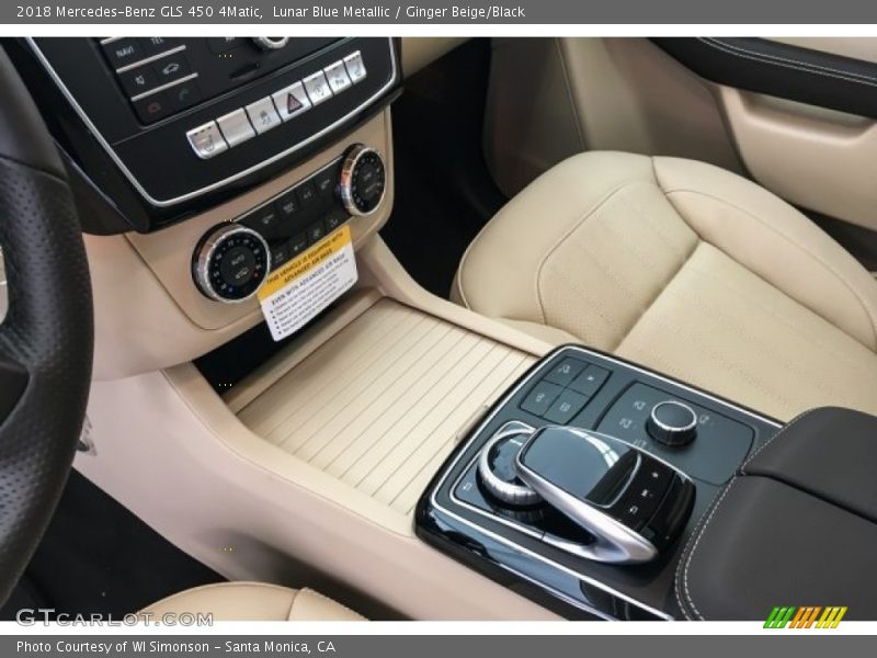 Lunar Blue Metallic / Ginger Beige/Black 2018 Mercedes-Benz GLS 450 4Matic