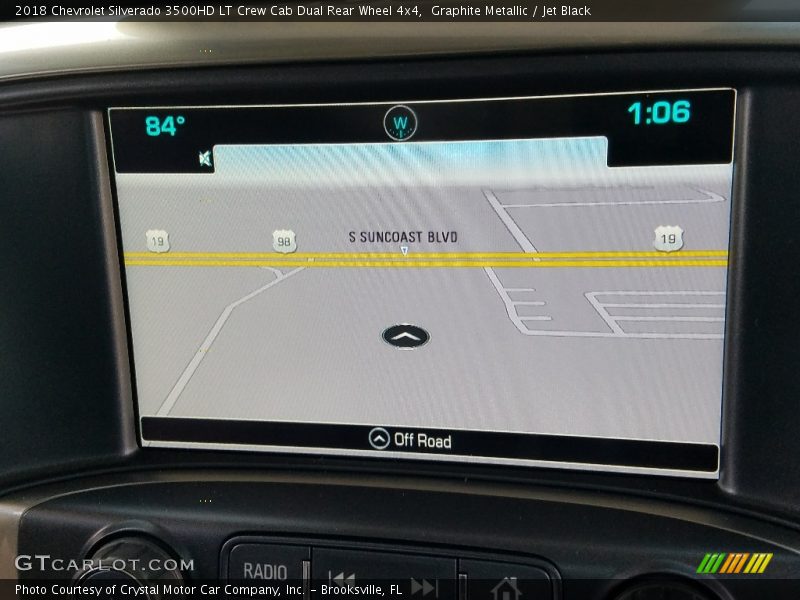 Navigation of 2018 Silverado 3500HD LT Crew Cab Dual Rear Wheel 4x4
