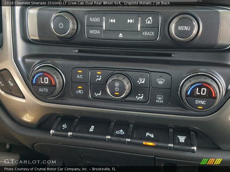 Controls of 2018 Silverado 3500HD LT Crew Cab Dual Rear Wheel 4x4