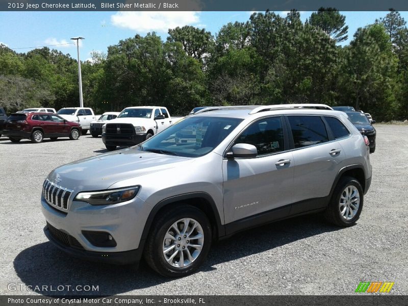 Billet Silver Metallic / Black 2019 Jeep Cherokee Latitude