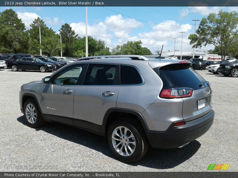 Billet Silver Metallic / Black 2019 Jeep Cherokee Latitude