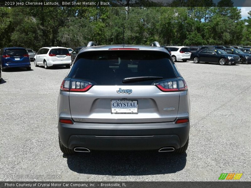 Billet Silver Metallic / Black 2019 Jeep Cherokee Latitude