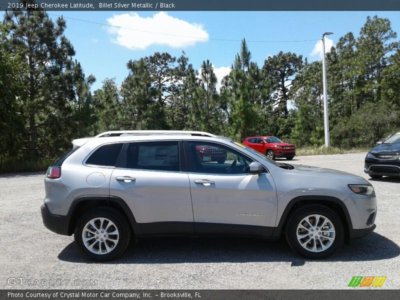 Billet Silver Metallic / Black 2019 Jeep Cherokee Latitude