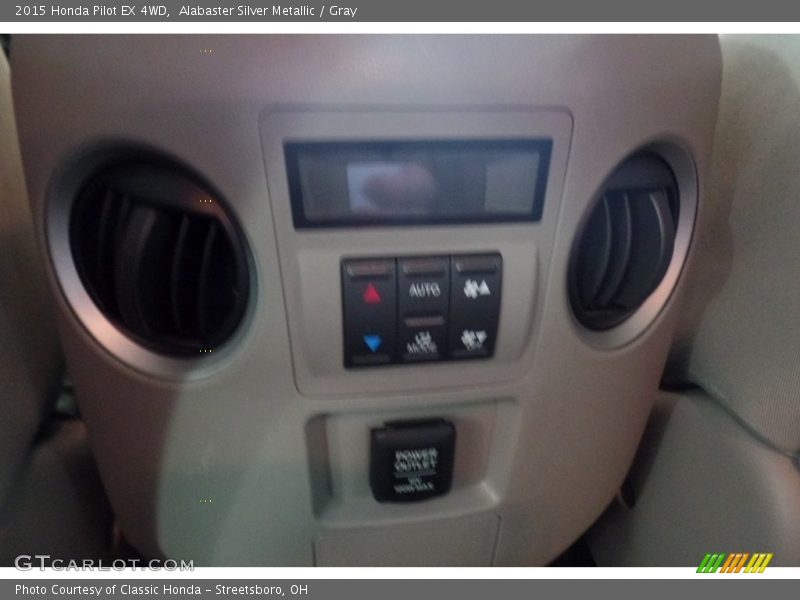 Alabaster Silver Metallic / Gray 2015 Honda Pilot EX 4WD