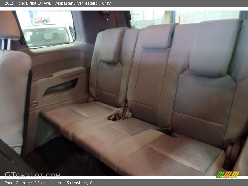 Alabaster Silver Metallic / Gray 2015 Honda Pilot EX 4WD