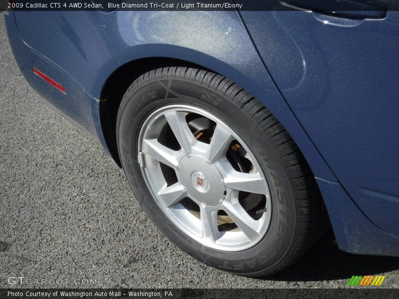 Blue Diamond Tri-Coat / Light Titanium/Ebony 2009 Cadillac CTS 4 AWD Sedan