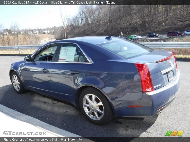 Blue Diamond Tri-Coat / Light Titanium/Ebony 2009 Cadillac CTS 4 AWD Sedan