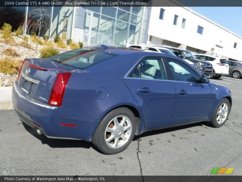 Blue Diamond Tri-Coat / Light Titanium/Ebony 2009 Cadillac CTS 4 AWD Sedan