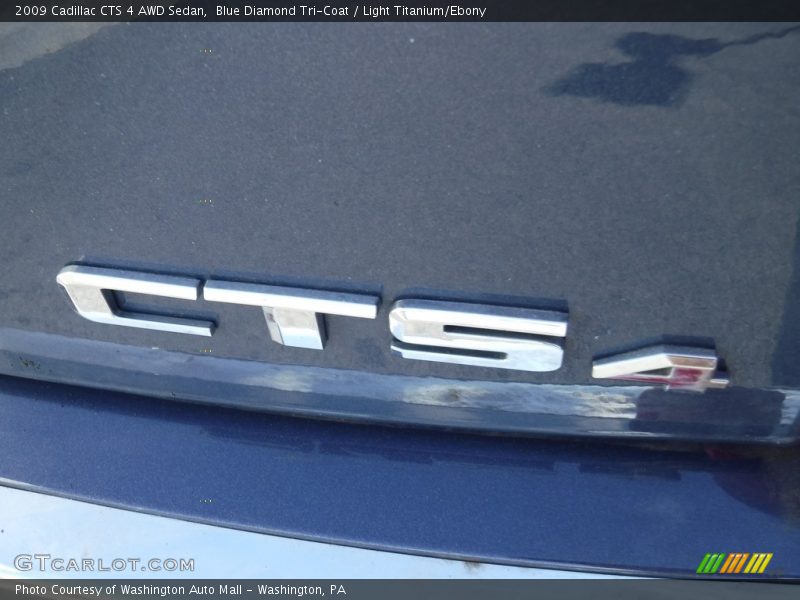 Blue Diamond Tri-Coat / Light Titanium/Ebony 2009 Cadillac CTS 4 AWD Sedan