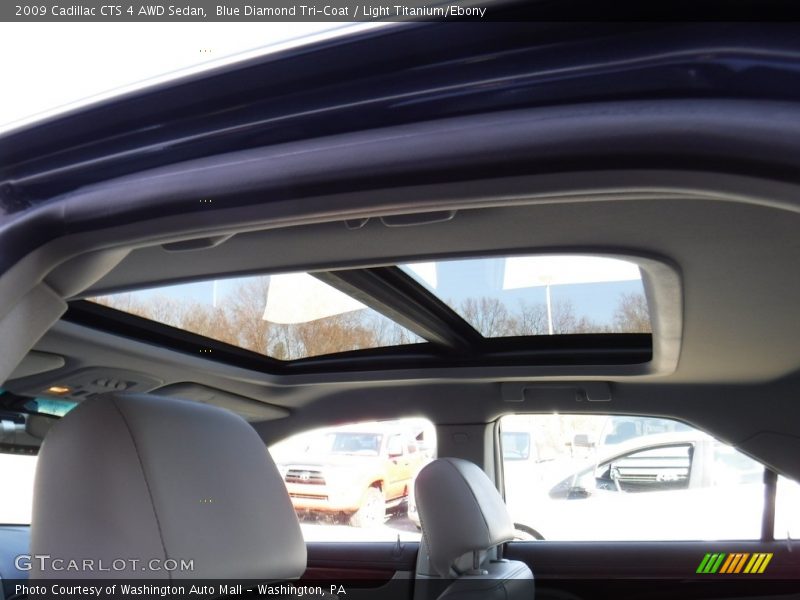 Blue Diamond Tri-Coat / Light Titanium/Ebony 2009 Cadillac CTS 4 AWD Sedan
