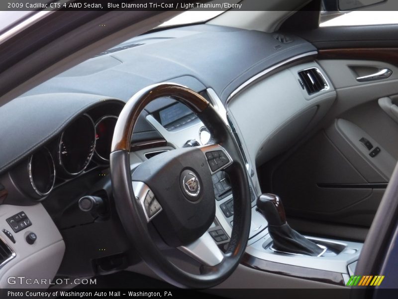 Blue Diamond Tri-Coat / Light Titanium/Ebony 2009 Cadillac CTS 4 AWD Sedan
