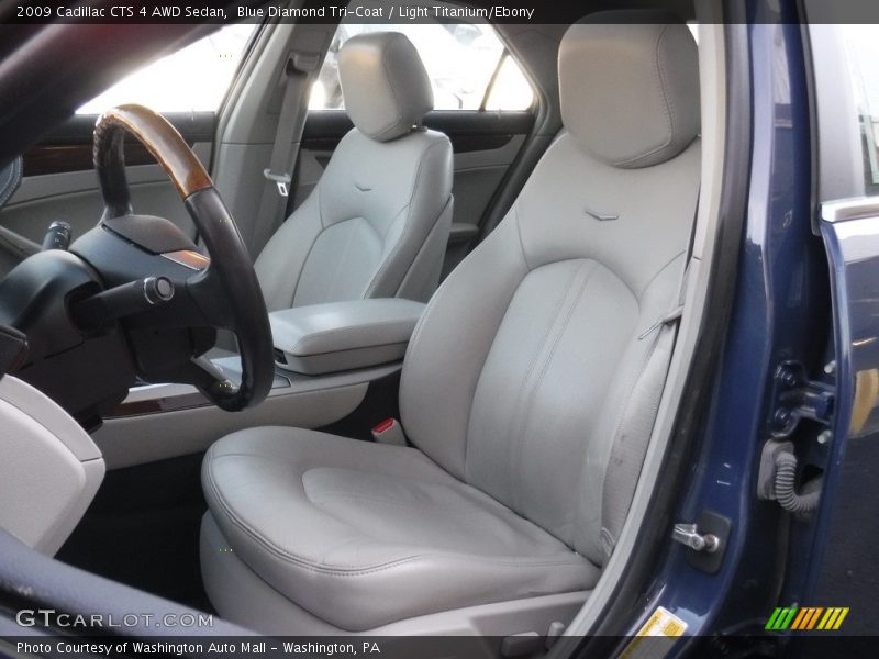 Blue Diamond Tri-Coat / Light Titanium/Ebony 2009 Cadillac CTS 4 AWD Sedan