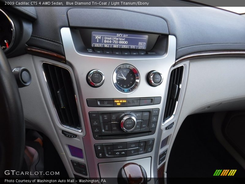 Blue Diamond Tri-Coat / Light Titanium/Ebony 2009 Cadillac CTS 4 AWD Sedan