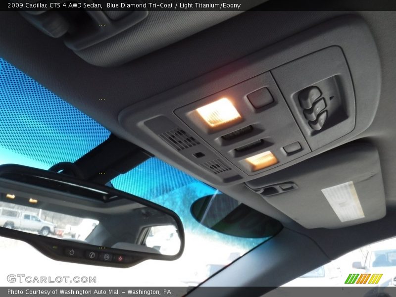 Blue Diamond Tri-Coat / Light Titanium/Ebony 2009 Cadillac CTS 4 AWD Sedan